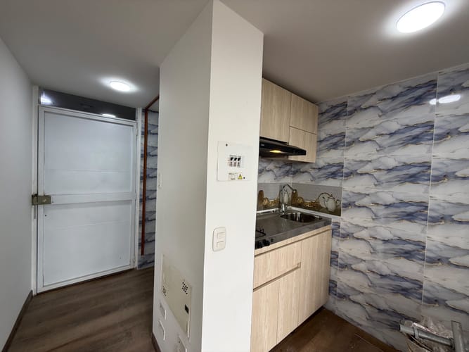 Apartamento de 1 alcoba en arriendo en Ricaurte, Bogotá, 29 m² · foto 3 de 24