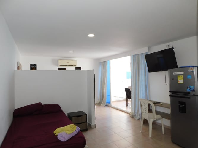 Apartamento de 1 alcoba en venta en El Laguito, Cartagena, 36 m² · foto 11 de 13
