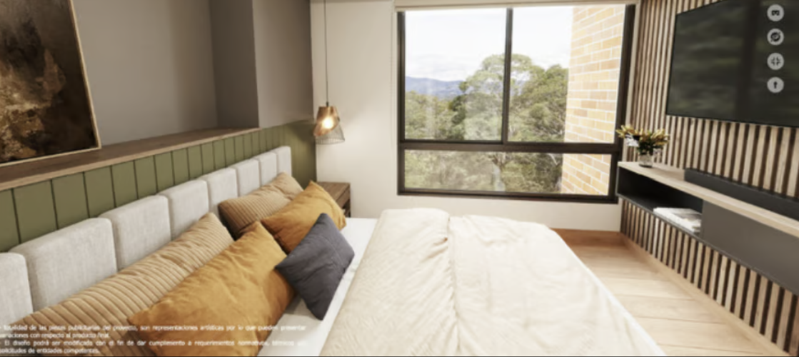 Apartamento de 2 alcobas en venta en Santa Ana, Rionegro, 65 m² · foto 11 de 12