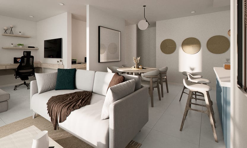 Apartamento de 3 alcobas en venta en Jamundí, 61 m² · foto 4 de 14