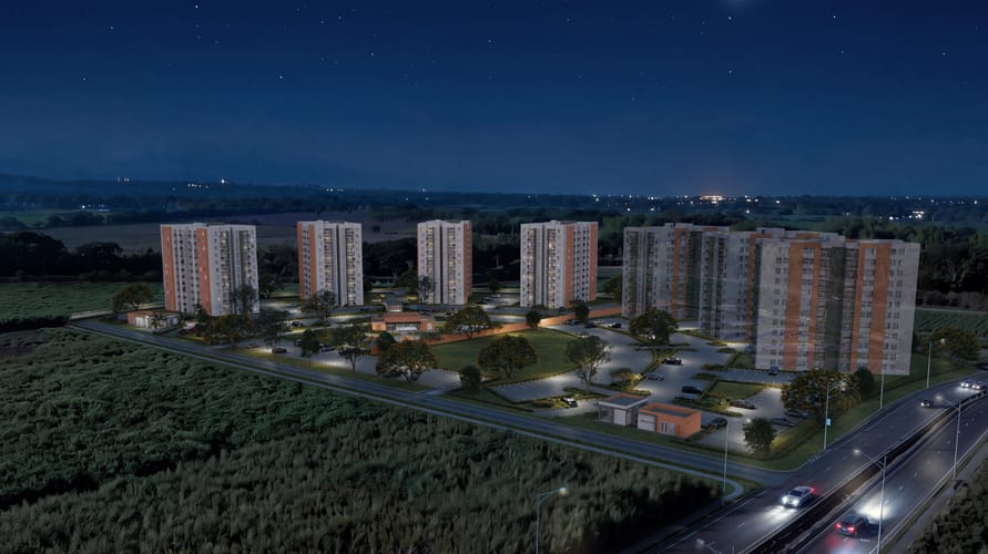 Apartamento de 3 alcobas en venta en Jamundí, 61 m² · foto 13 de 14