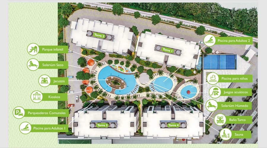 Apartamento de 1 alcoba en venta en Cerros, Santa Marta, 33 m² · foto 16 de 16