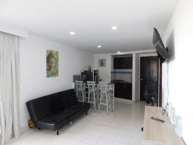 Apartamento de 1 alcoba en venta en El Laguito, Cartagena, 56 m² · foto 6 de 14