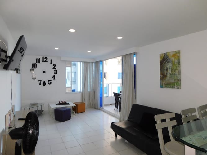 Apartamento de 1 alcoba en venta en El Laguito, Cartagena, 56 m² · foto 7 de 14