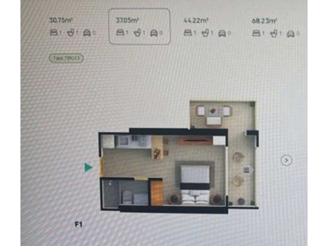 Apartaestudio en venta en Don Jaca, Santa Marta, 37 m² · foto 17 de 18