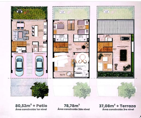 Casa de 3 alcobas en venta en El Porvenir, Rionegro, 98 m² · foto 3 de 6