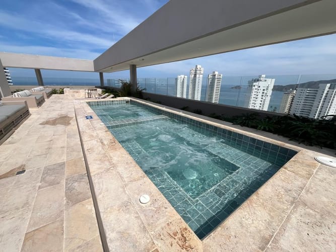 Apartamento de 1 alcoba en venta en Rodadero Sur, Santa Marta, 36 m² · foto 12 de 13
