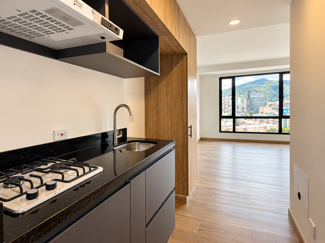 Apartaestudio en arriendo en Pasadena, Bogotá, 27 m² · foto 2 de 20