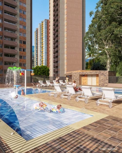 Apartamento de 2 alcobas en arriendo en Machado, Copacabana, 60 m² · foto 21 de 24