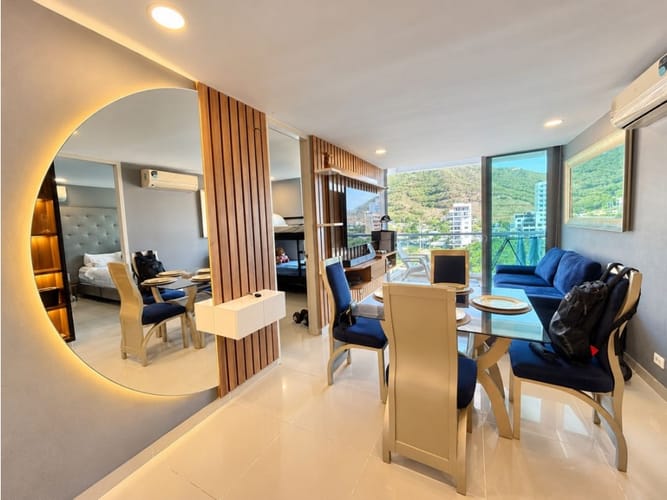 Apartamento de 2 alcobas en arriendo en Rodadero, Santa Marta, 76 m² · foto 8 de 18