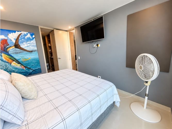 Apartamento de 2 alcobas en arriendo en Rodadero, Santa Marta, 76 m² · foto 12 de 18