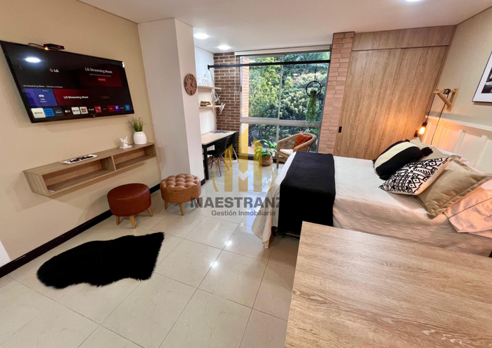 Apartaestudio en venta en Provenza, Medellín, 52 m² · foto 2 de 13