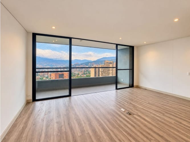 Apartamento de 1 alcoba en venta en El Tesoro, Medellín, 56 m² · foto 2 de 11