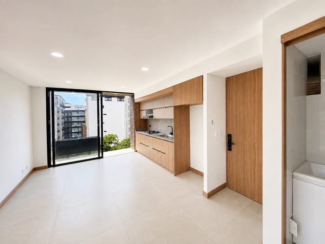 Apartamento de 1 alcoba en venta en Santa Rita, Cali, 51 m² · foto 4 de 15