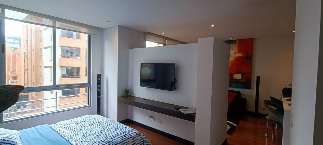 Apartamento de 1 alcoba en arriendo en Chico, Bogotá, 53 m² · foto 3 de 13