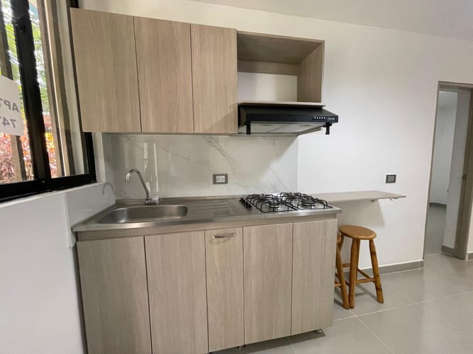Apartaestudio en arriendo en Laureles, Medellín, 25 m² · foto 4 de 10