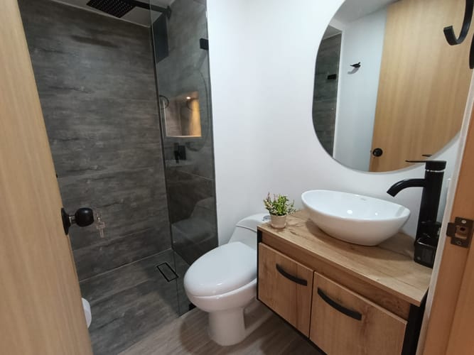 Apartamento de 2 alcobas en arriendo en El Porvenir, Rionegro, 53 m² · foto 8 de 9