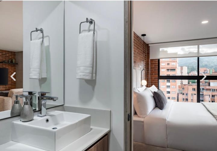 Apartaestudio en arriendo en Laureles, Medellín, 41 m² · foto 5 de 11