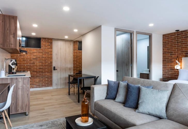 Apartaestudio en arriendo en Laureles, Medellín, 41 m² · foto 7 de 11