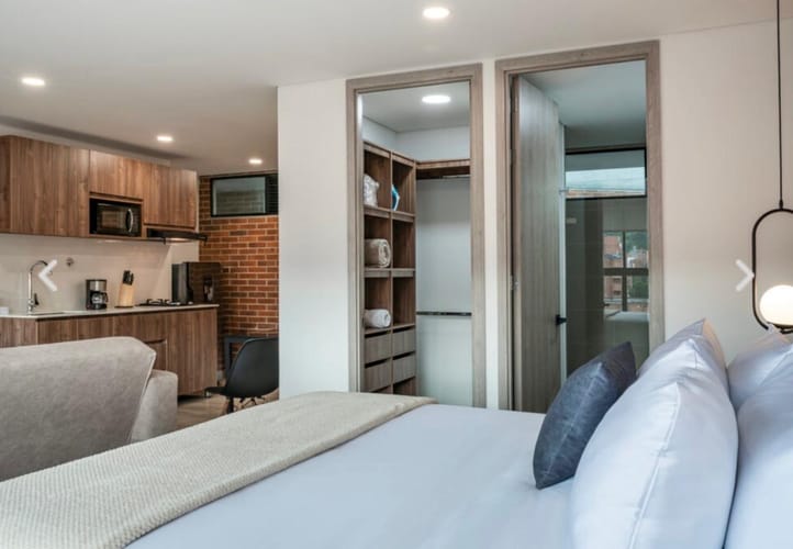Apartaestudio en arriendo en Laureles, Medellín, 41 m² · foto 8 de 11