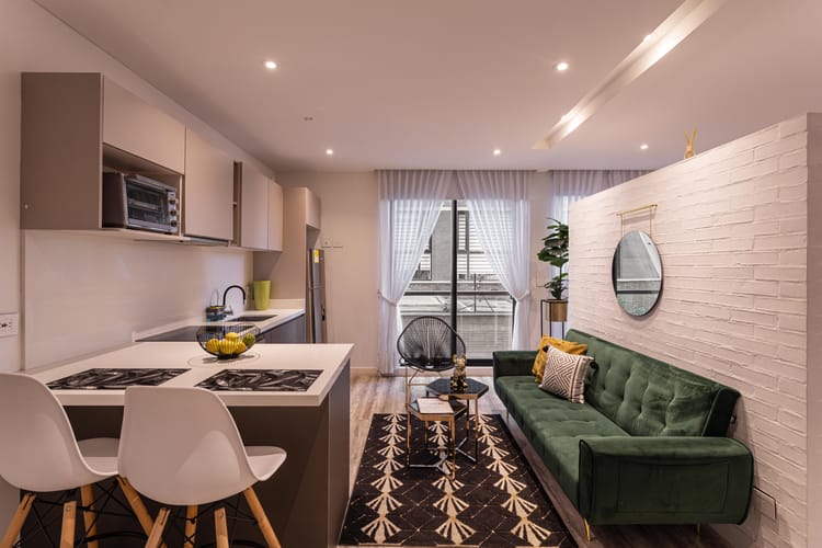 Apartamento de 1 alcoba en arriendo en Chicó Navarra, Bogotá, 44 m² · foto 7 de 20