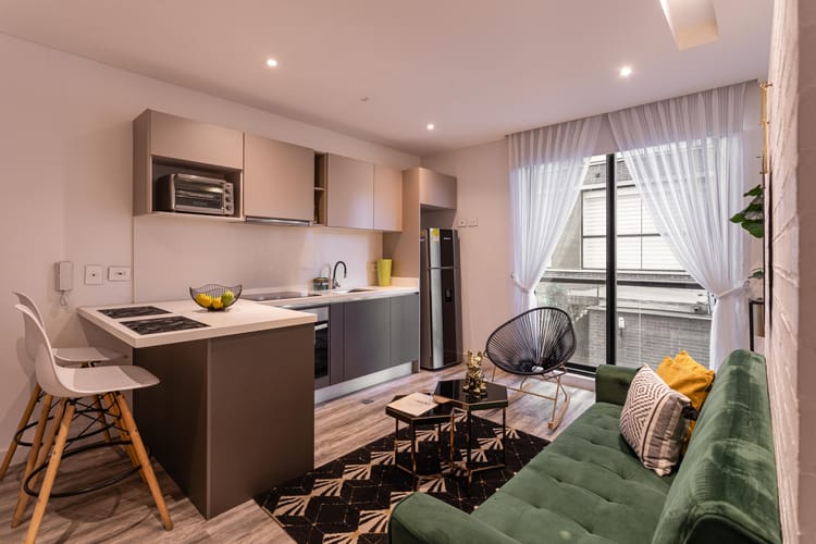 Apartamento de 1 alcoba en arriendo en Chicó Navarra, Bogotá, 44 m² · foto 8 de 20