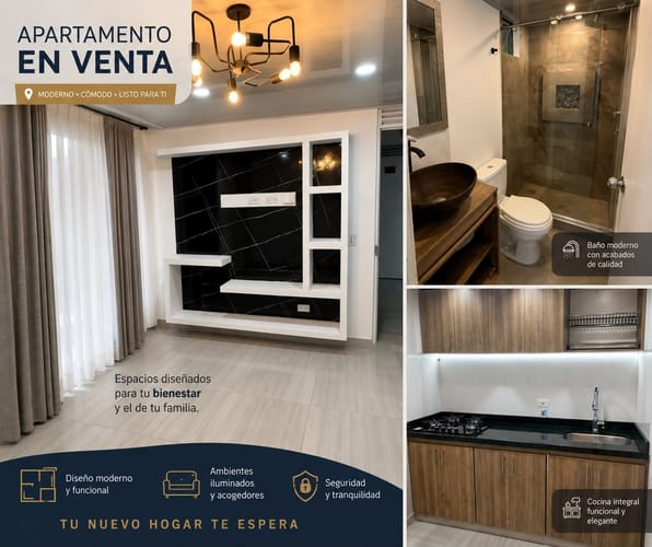 Apartamento de 2 alcobas en venta en Centro, Ibagué, 40 m² · foto 8 de 9