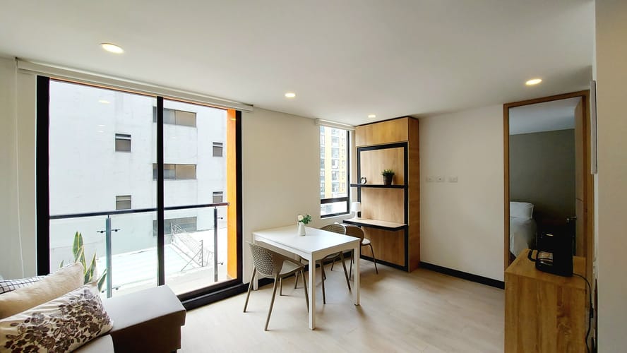 Apartamento de 1 alcoba en arriendo en Santa Barbara Oriental, Bogotá, 37 m² · foto 2 de 13