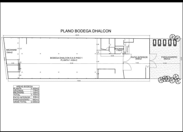Bodega en arriendo en La Viga, Jamundí, 1430 m² · foto 9 de 10