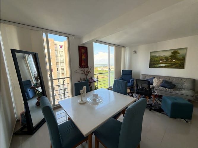 Apartamento de 2 alcobas en arriendo en Paraiso, Barranquilla, 54 m² · foto 2 de 24