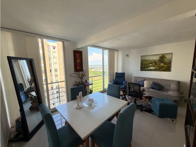 Apartamento de 2 alcobas en arriendo en Paraiso, Barranquilla, 54 m² · foto 4 de 24