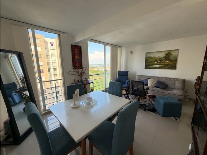 Apartamento de 2 alcobas en arriendo en Paraiso, Barranquilla, 54 m² · foto 10 de 24