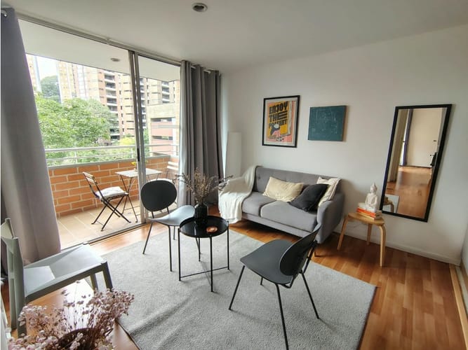 Apartamento de 2 alcobas en arriendo en Provenza, Medellín, 60 m² · foto 2 de 20