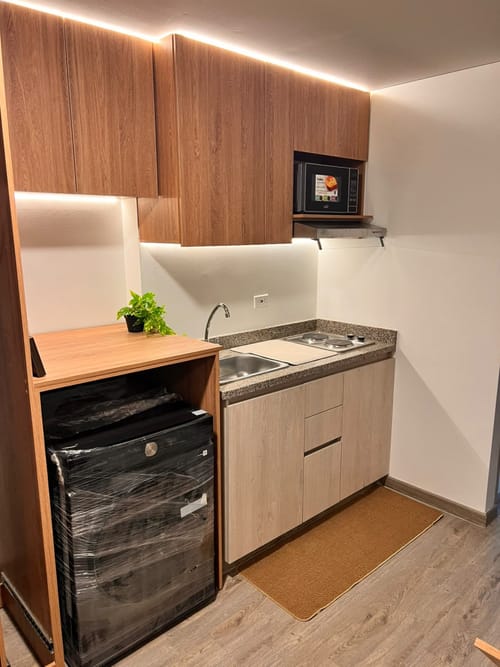 Apartaestudio en arriendo en Chapinero, Bogotá, 30 m² · foto 9 de 18