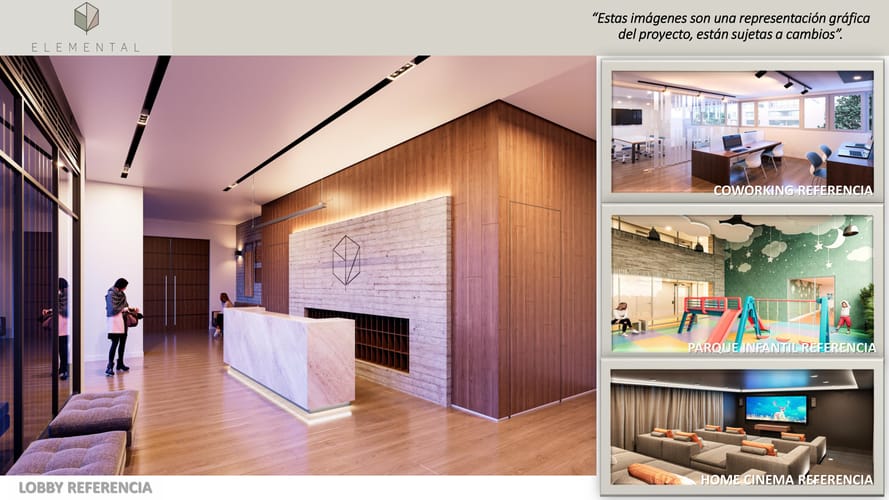 Apartamento de 1 alcoba en venta en Santa Barbara, Bogotá, 57 m² · foto 2 de 8