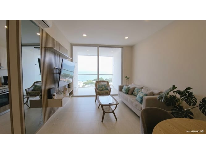 Apartamento de 2 alcobas en venta en Pozos Colorados, Santa Marta, 81 m² · foto 2 de 9