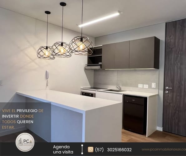Apartaestudio en arriendo en El Virrey, Bogotá, 40 m² · foto 3 de 16