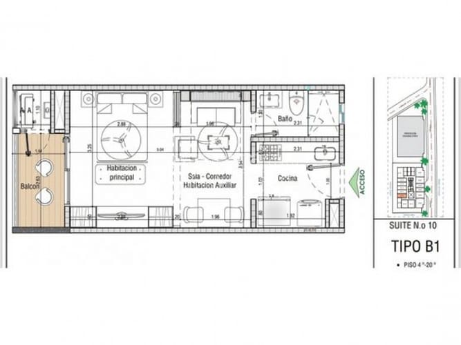 Apartaestudio en venta en Salguero, Santa Marta, 37 m² · foto 8 de 11