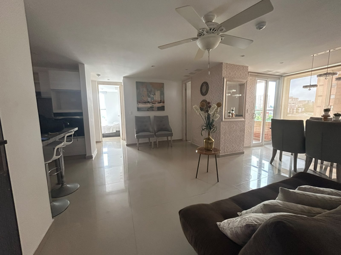 Apartamento de 2 alcobas en venta en La Campiña, Barranquilla, 98 m² · foto 2 de 13