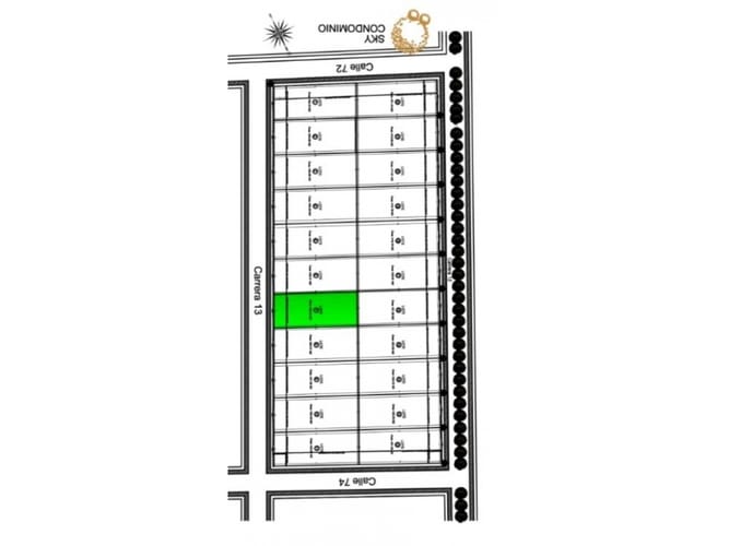 Lote en venta en Sevilla, Montería, 435 m² · foto 6 de 7