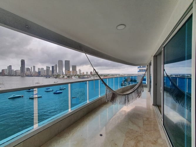 Apartamento de 3 alcobas en arriendo en Manga, Cartagena, 213 m² · foto 2 de 24