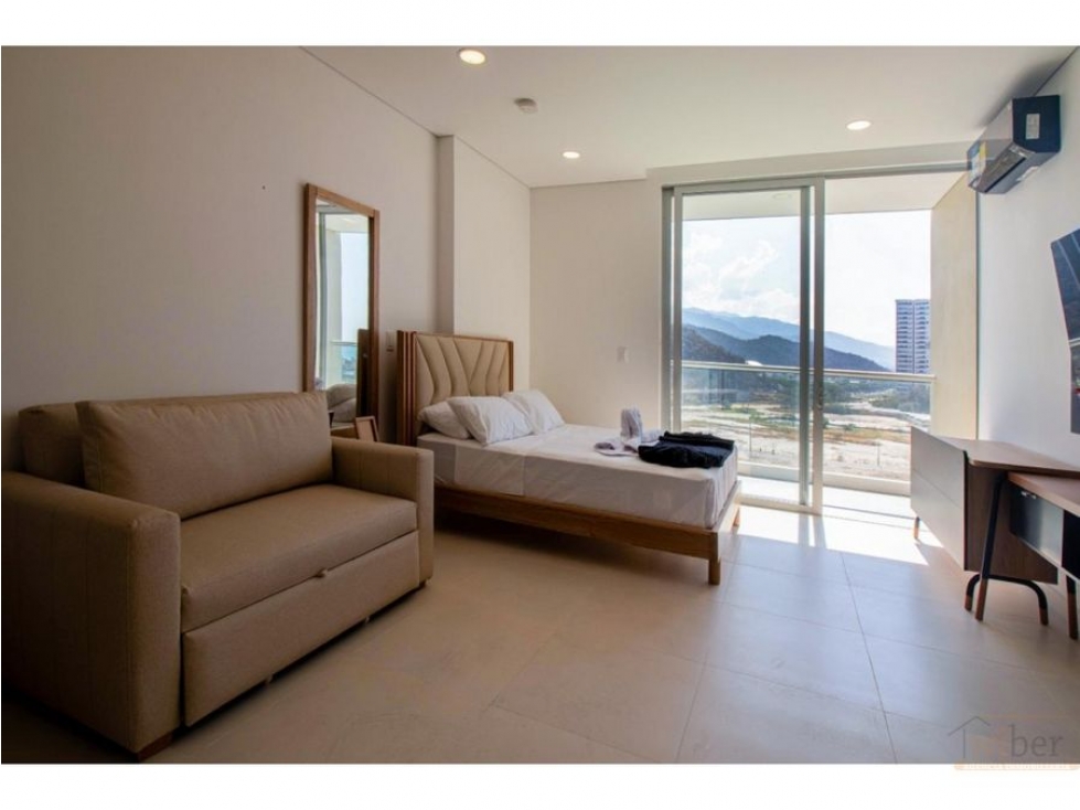 Apartaestudio en venta en Pozos Colorados, Santa Marta, 39 m² · foto 3 de 17