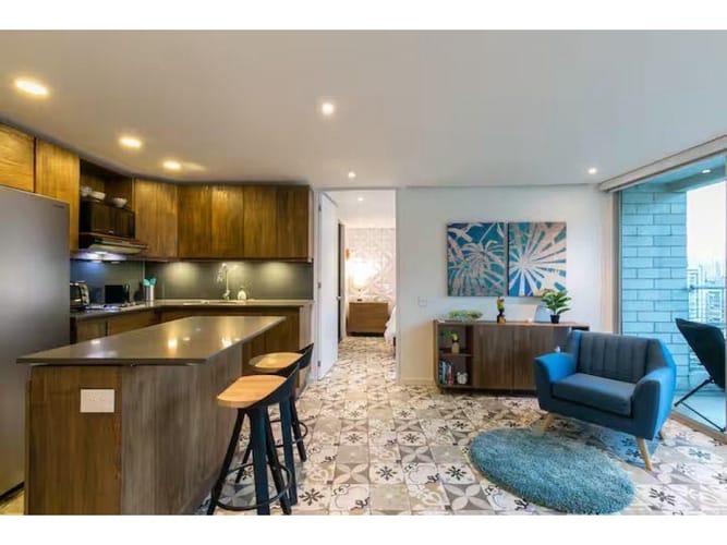 Apartamento de 1 alcoba en venta en La Candelaria, Medellín, 60 m² · foto 6 de 24