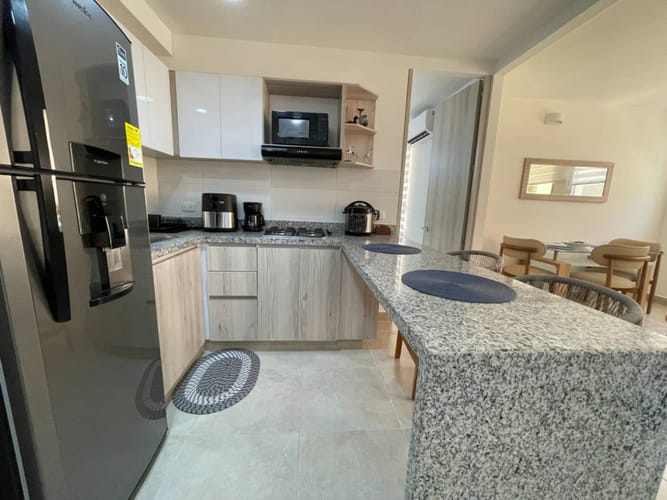 Apartamento de 2 alcobas en arriendo en Serena Del Mar, Cartagena, 58 m² · foto 3 de 9