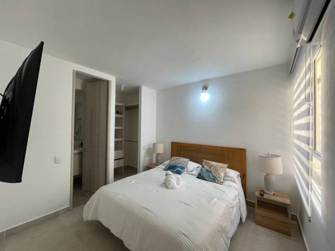 Apartamento de 2 alcobas en arriendo en Serena Del Mar, Cartagena, 58 m² · foto 8 de 9