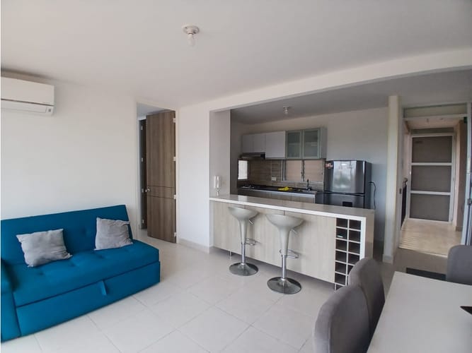 Apartamento de 2 alcobas en arriendo en Las Palmas, Ricaurte, 58 m² · foto 4 de 24