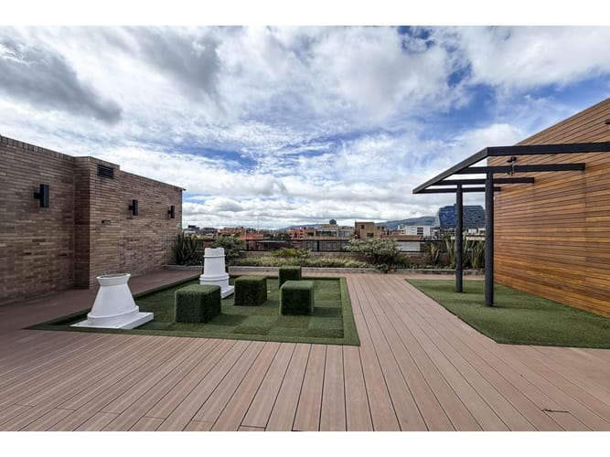 Apartamento de 1 alcoba en venta en El Virrey, Bogotá, 38 m² · foto 11 de 12