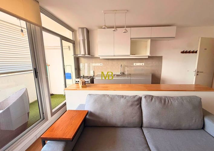 Apartamento En Alquiler De 1 Dormitorio En Brazo Oriental con Terraza. · Foto 4