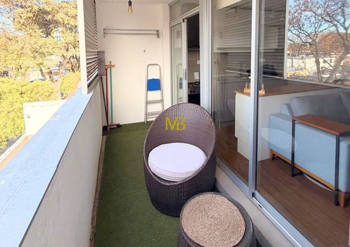 Apartamento En Alquiler De 1 Dormitorio En Brazo Oriental con Terraza. · Foto 8