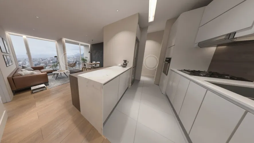 Apartamento de 2 alcobas en venta en Chico Norte, Bogotá, 90 m² · foto 3 de 12
